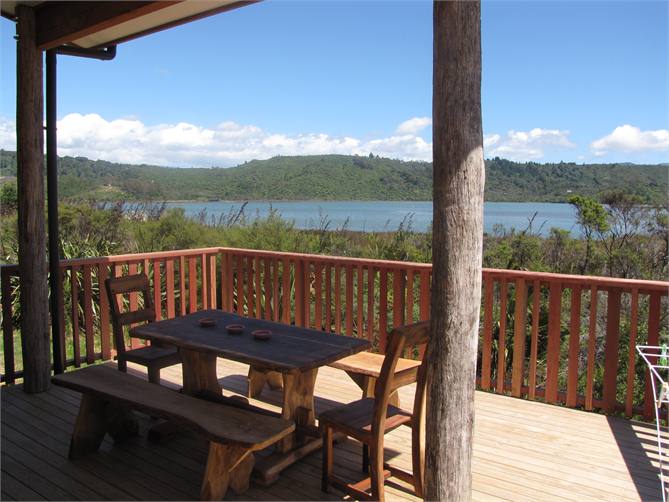 View across the estuary from front deck
