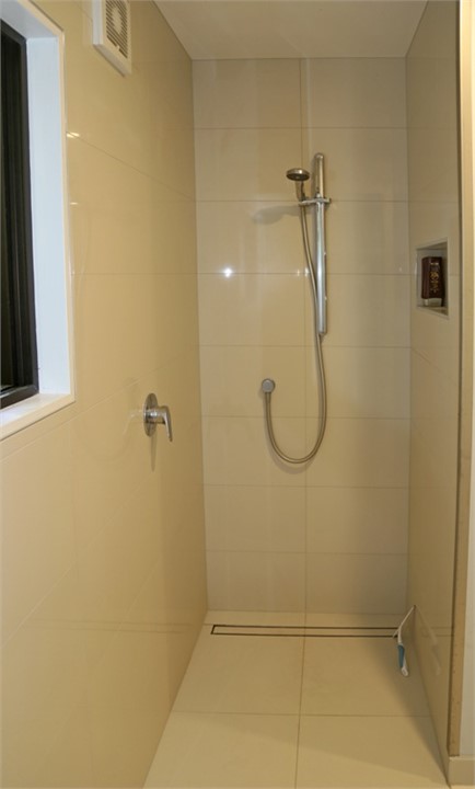 Downstairs shower