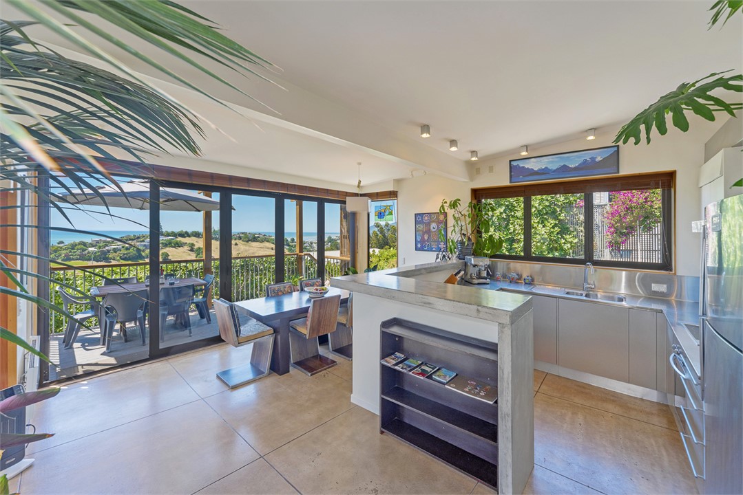 Open Dining & Kitchen area