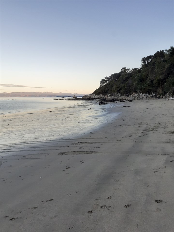 Stephens Bay Beach looking sth