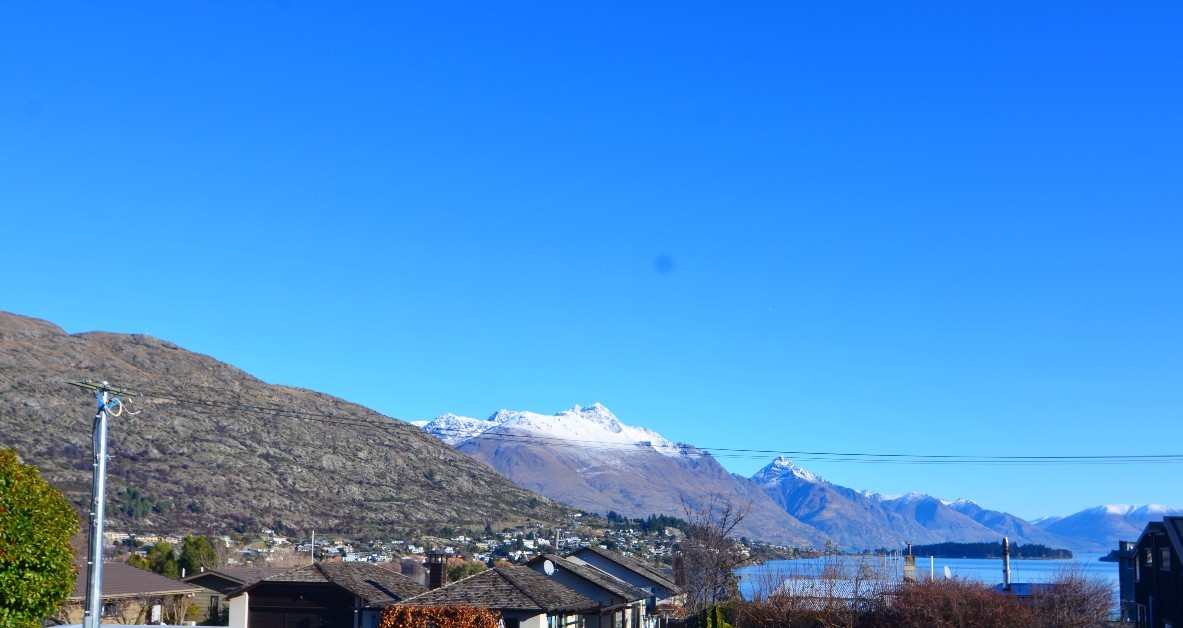 Mountain views down the lake