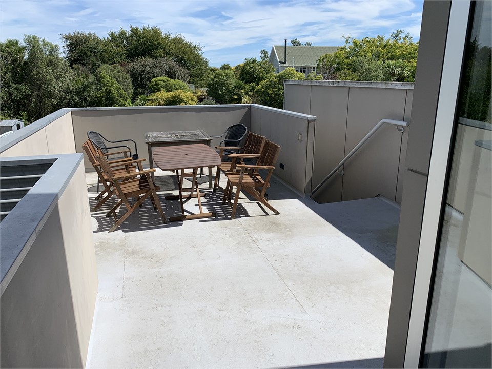 1st Floor Deck to capture the last of the evening