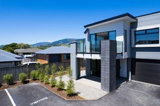 Exterior from the driveway