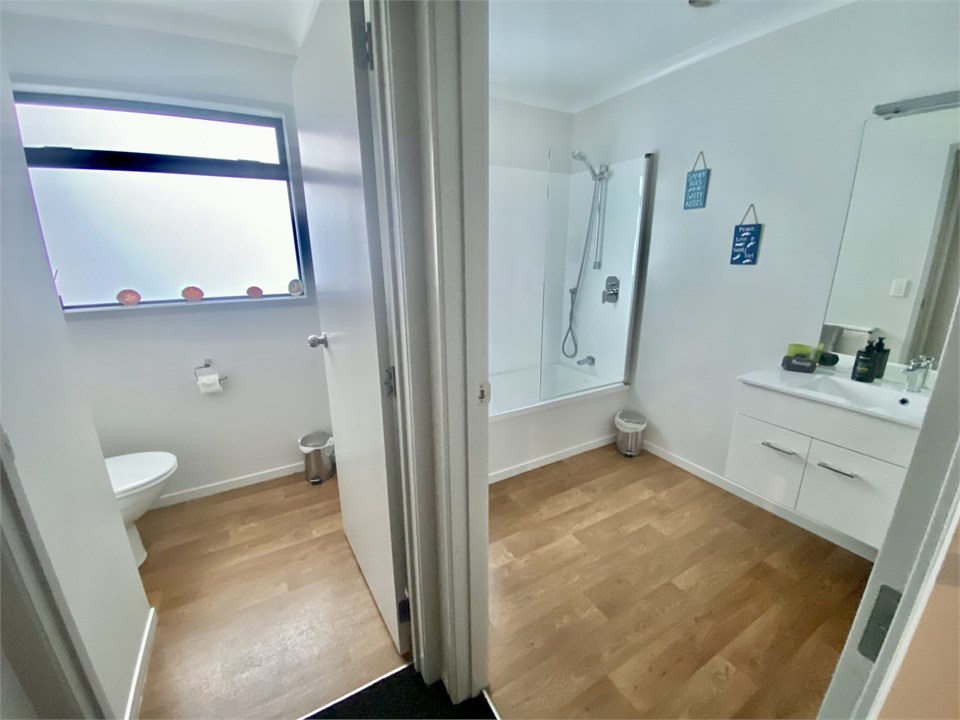 Seperate toilet and main bathroom