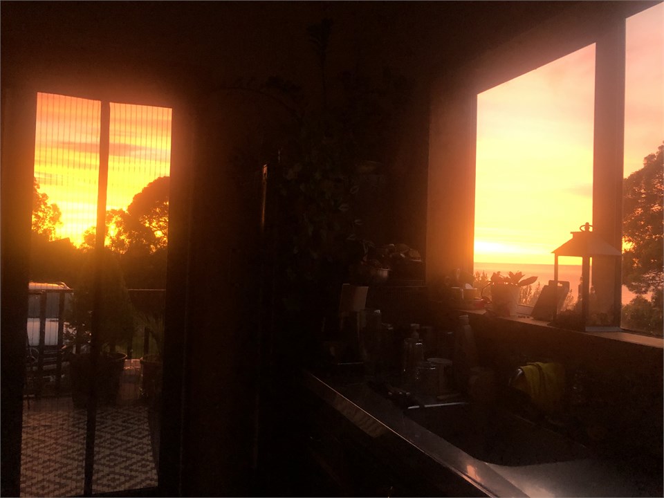 Sunrise in the kitchen
