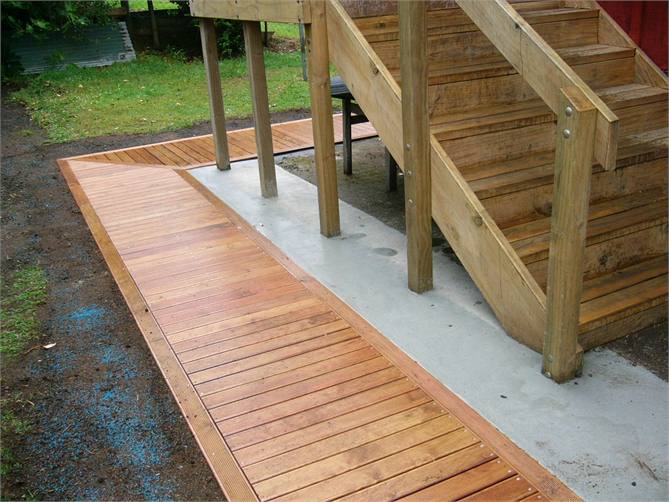 Check out the boardwalk