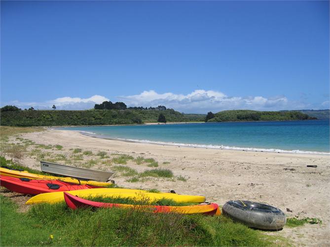 Kayaks come with bach