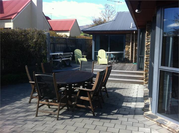 Outdoor dining area
