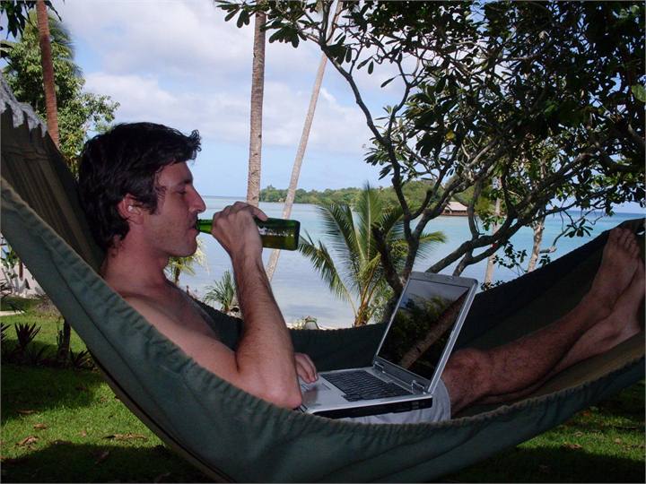 Wireless Internet & a cool Tusker !