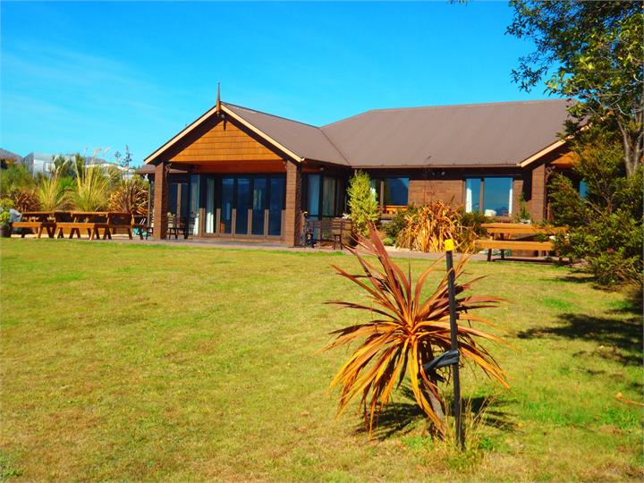 House front yard, overlooking Lake Hawea