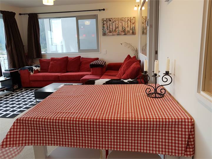 Warm cozy dining living