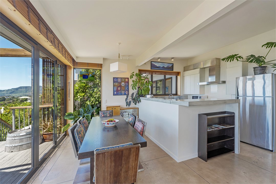 Open Dining & Kitchen area