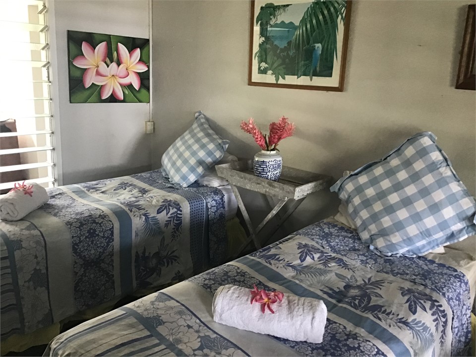 Third bedroom - these king singles can be joined u