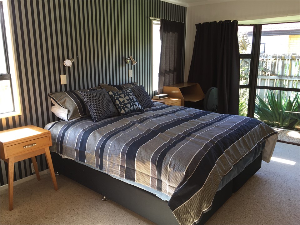 King Bedroom opens to deck