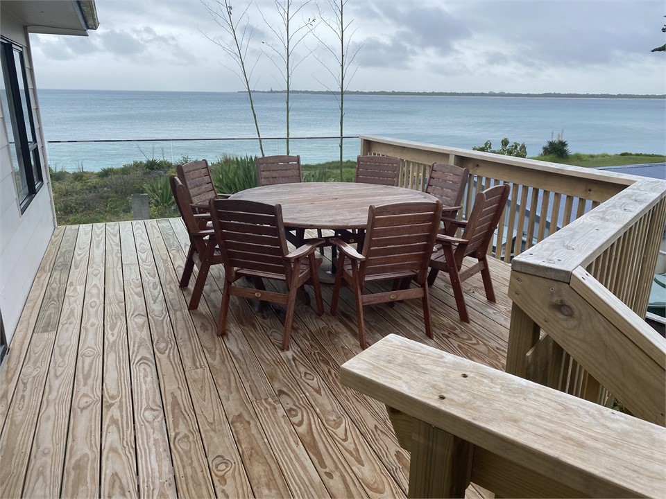 Large Deck and Dining Table