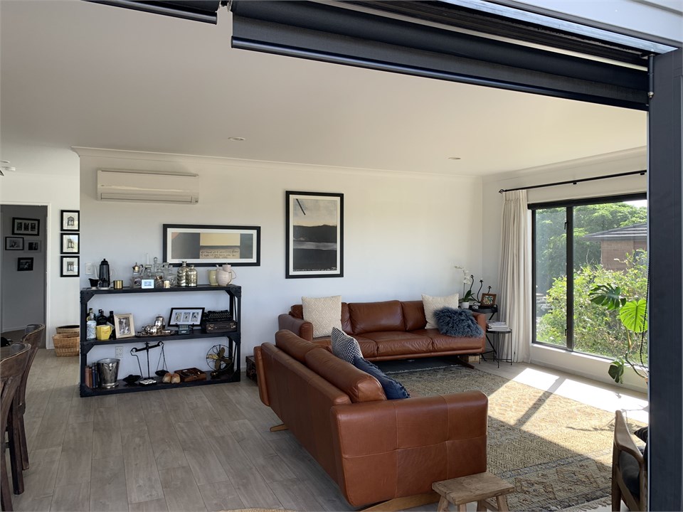 upstairs living space, open living, over looks san