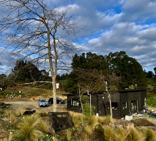 View of house from top of driveway