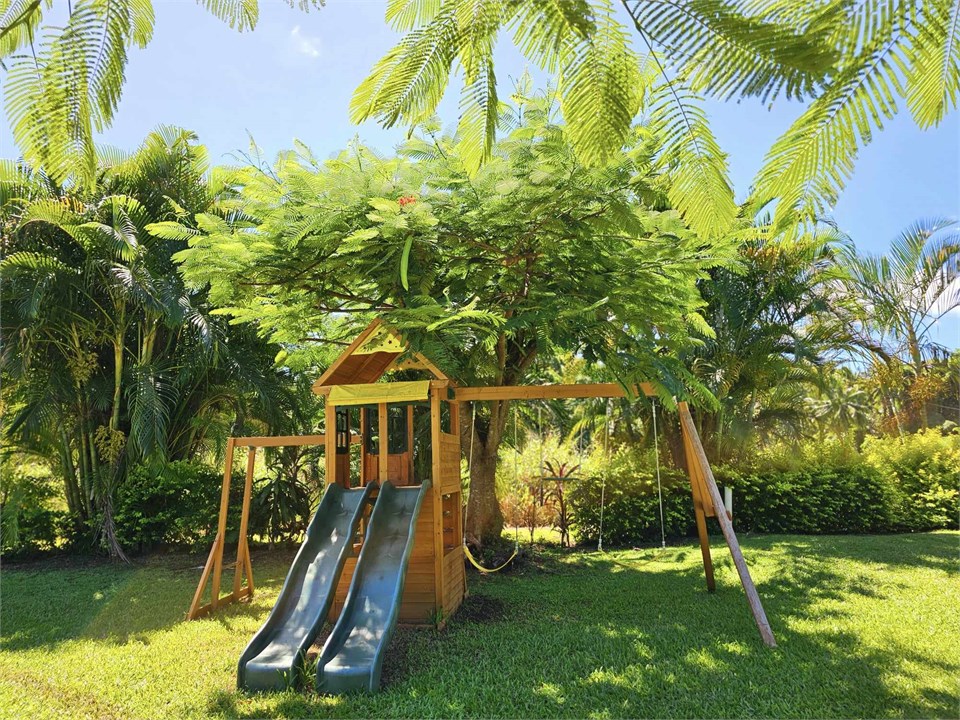 Shared playground between two villas