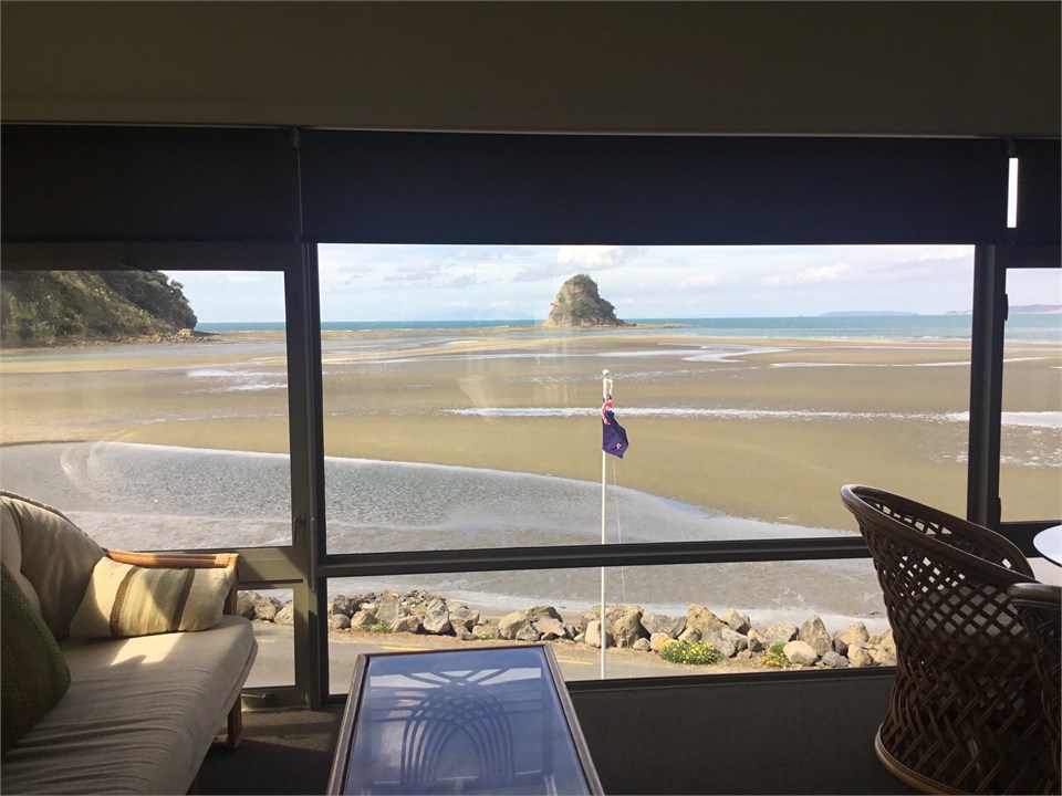 Tides out view from living room