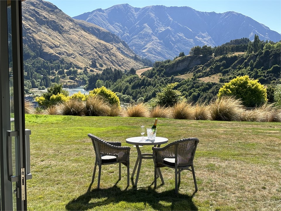 Luxurious private bedroom suite with steam shower and stunning river & mountain views 3