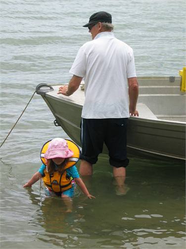 Getting ready to go boating