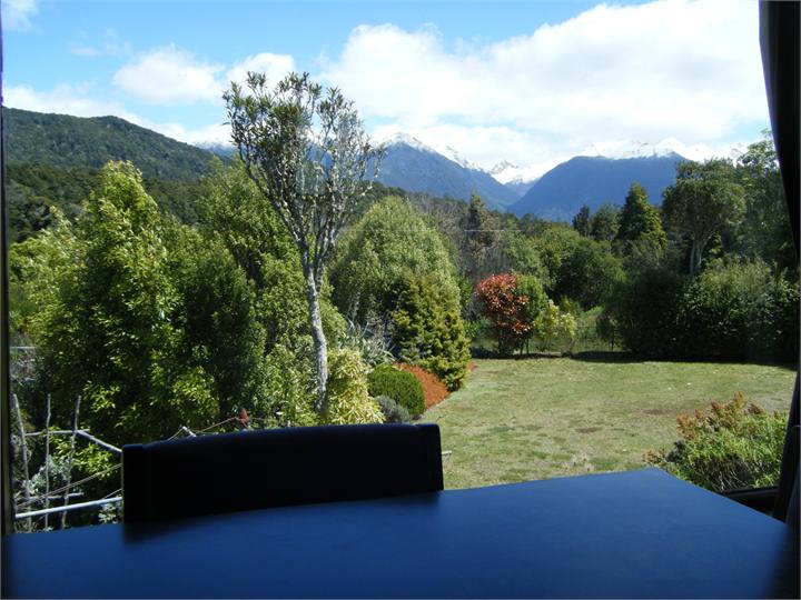 View from dining table