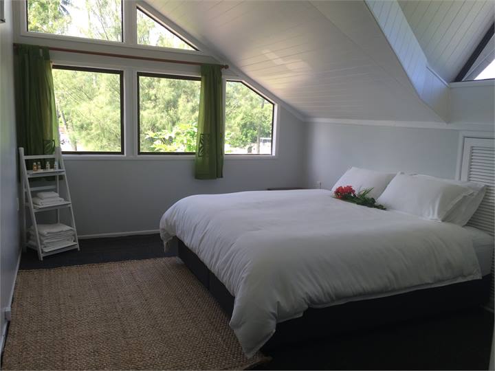 Upstairs Bedroom 2 - with aircon and ceiling fan