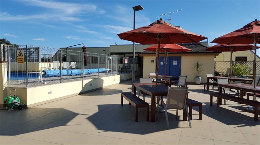 BBQ area, Pool, Spa and Sauna