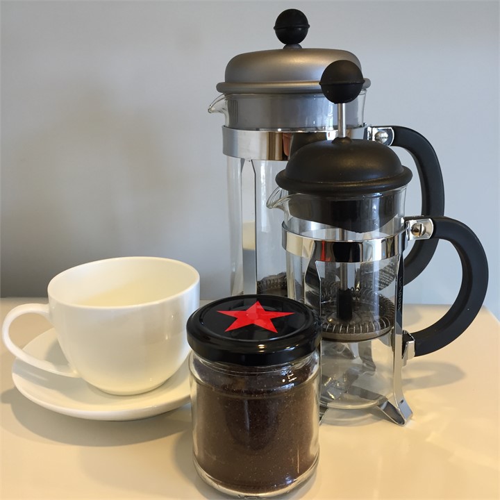 Freshly Ground Organic Fair-Trade Coffee