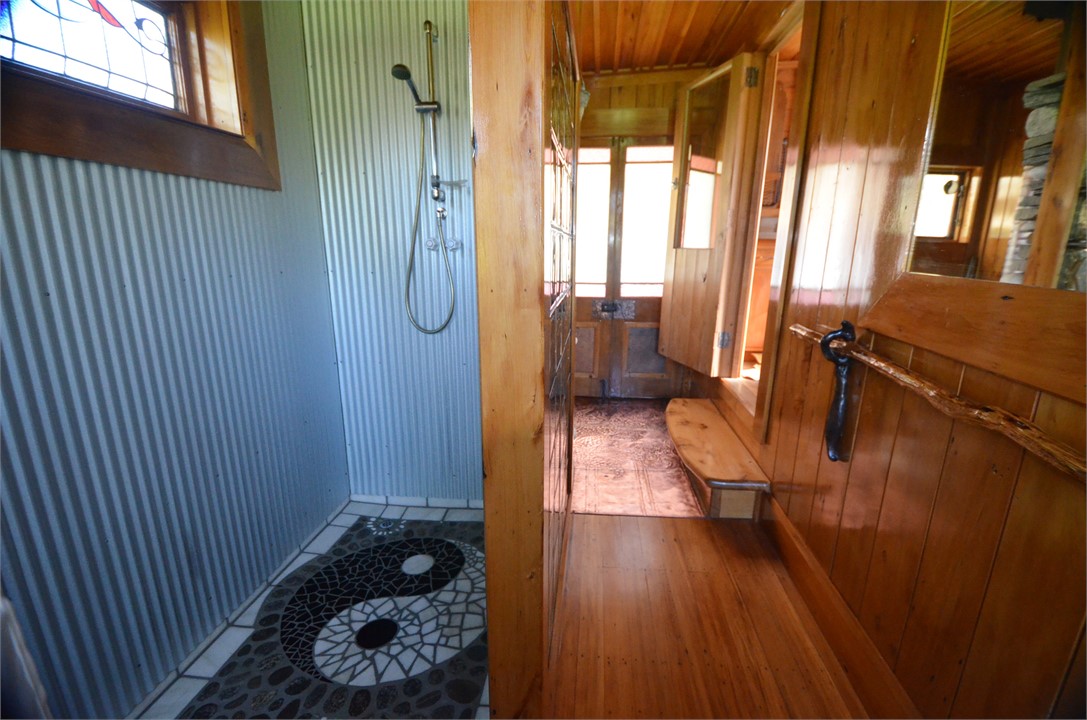 Take a shower by candlelight