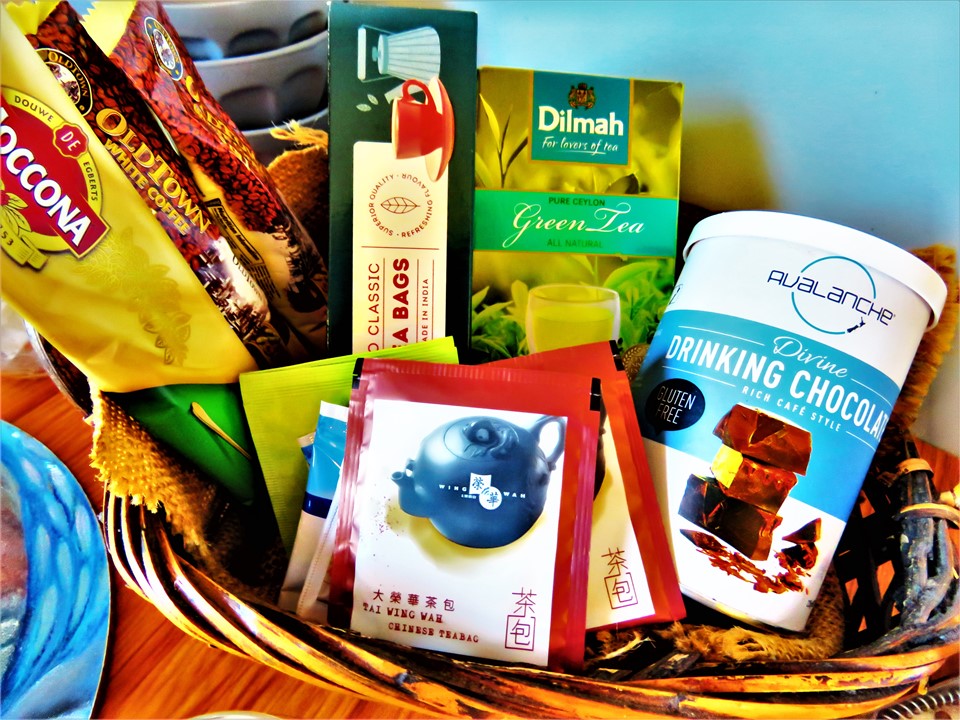 Help yourself to hot drinks