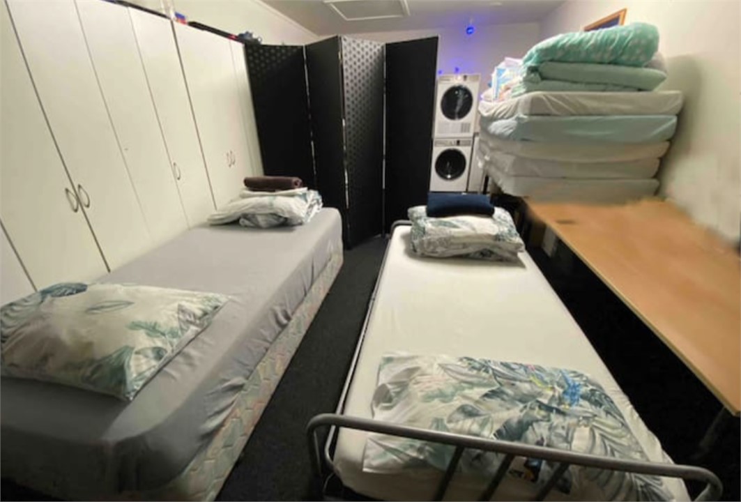 5th Bedroom space in insulated internal carpeted g