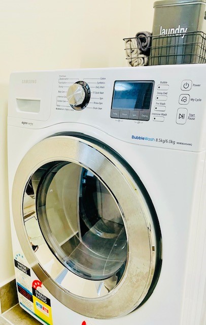 Washer/dryer in bathroom