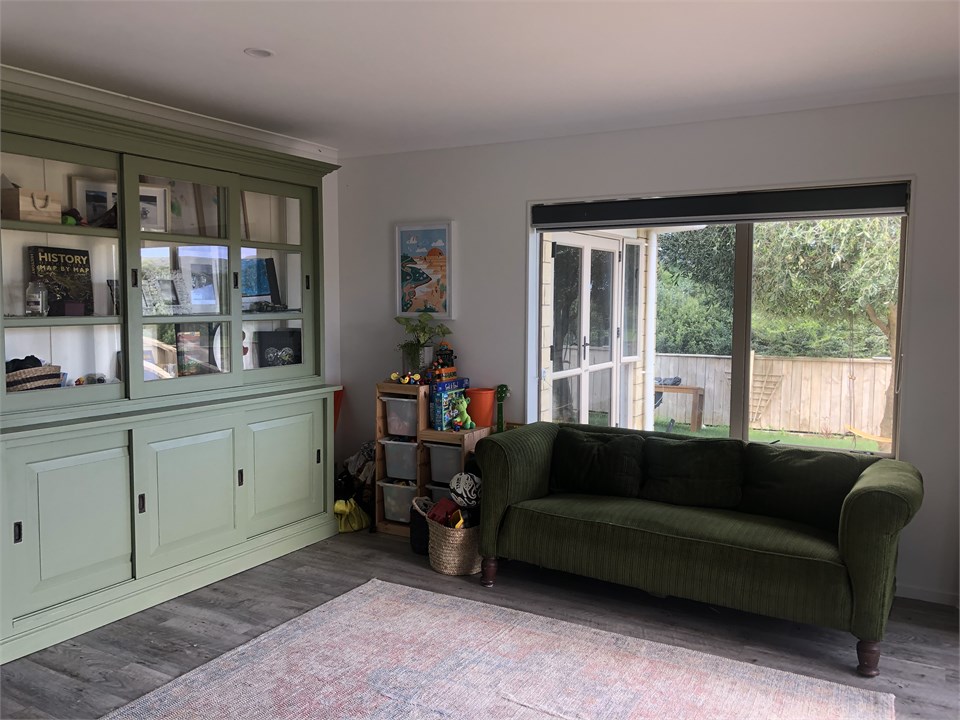 Living room with kids toys