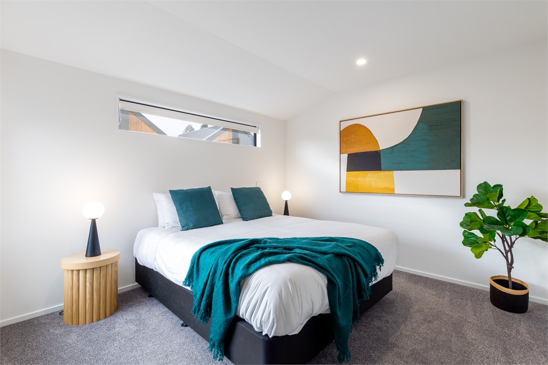 Bedroom 1 has a King bed and an Ensuite