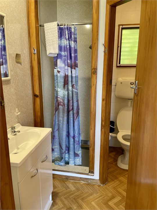 Shower & Toilet Area