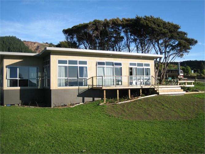 View across the lawn