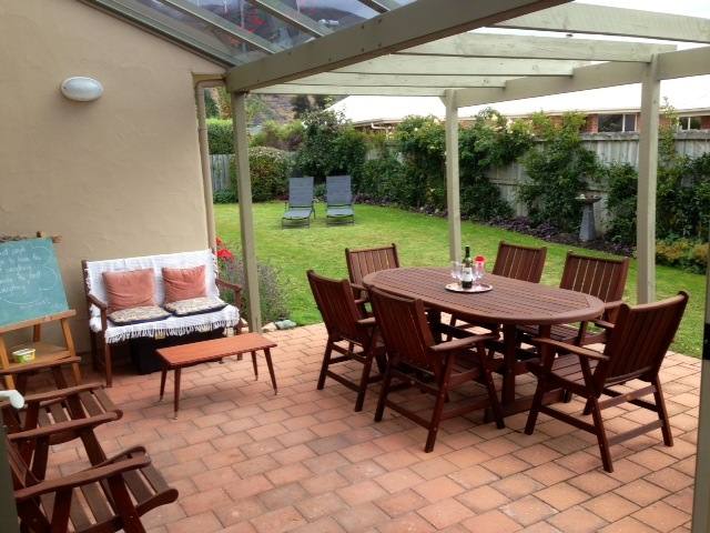 Semi covered courtyard