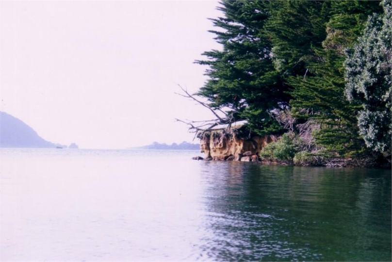 Harbour entrance from our bay