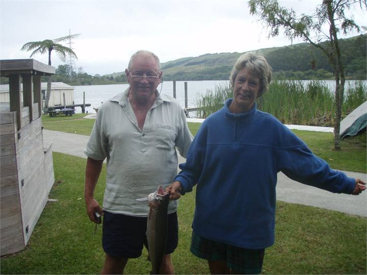 Regular guests with HER catch