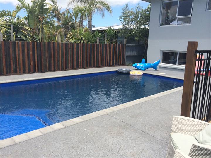 large 8m x 4m pool