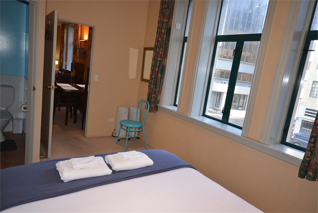 Master bedroom with plenty of sunlight