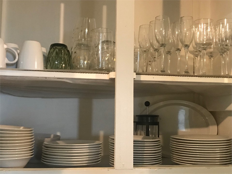 Fully equipped kitchen for our guests to use.