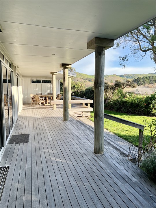 Views from back deck towards hills