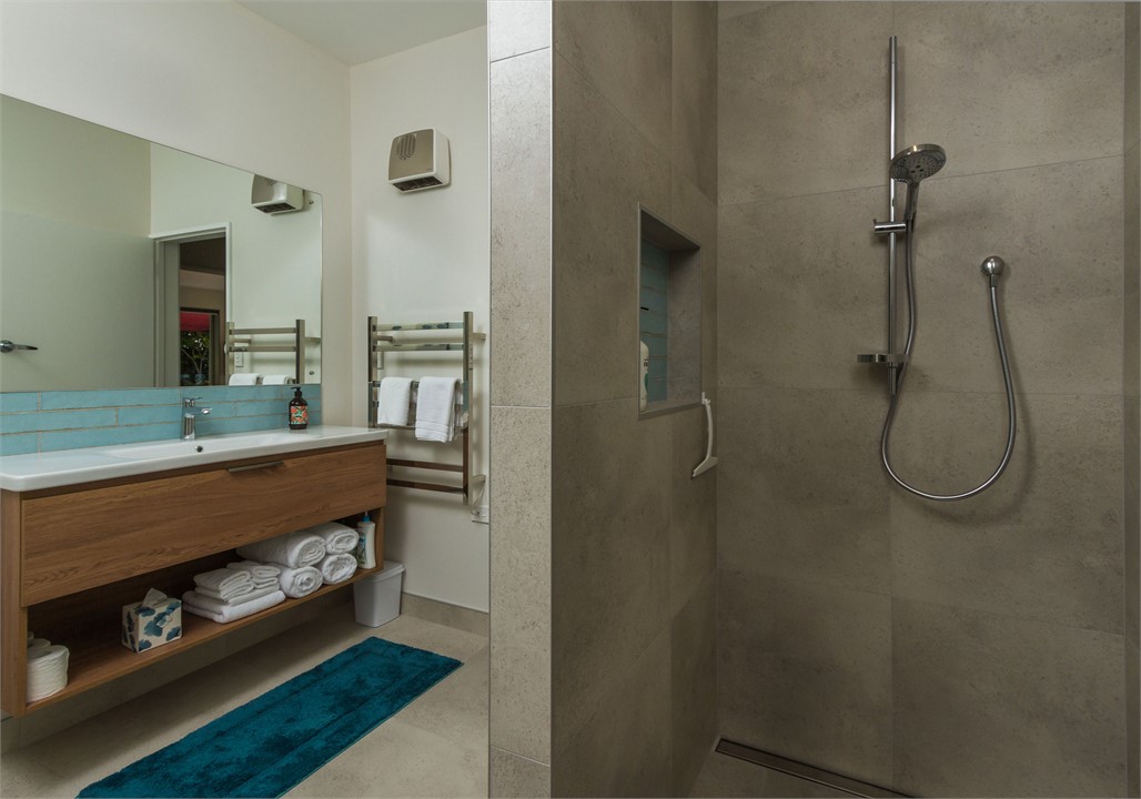 Bathroom with Shower, Separate Bath & Toilet