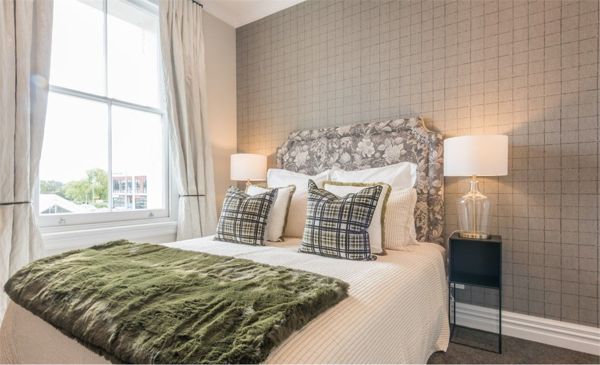 Bedroom 1 has a King bed