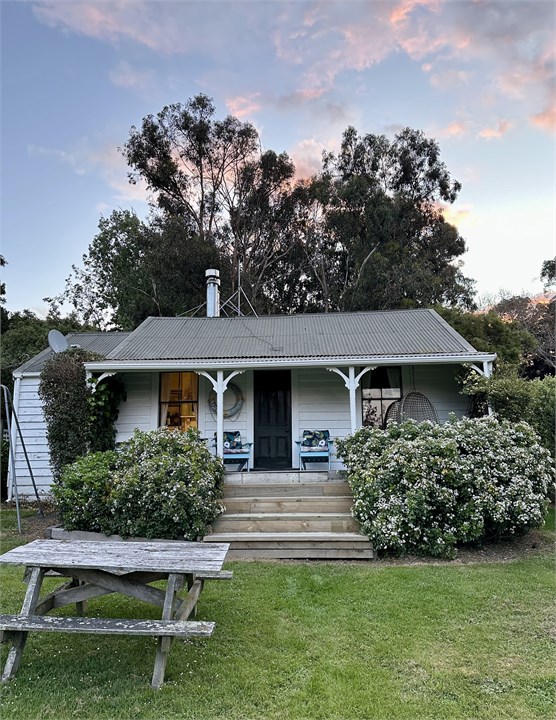 Evening Sky Glowing on Sunset