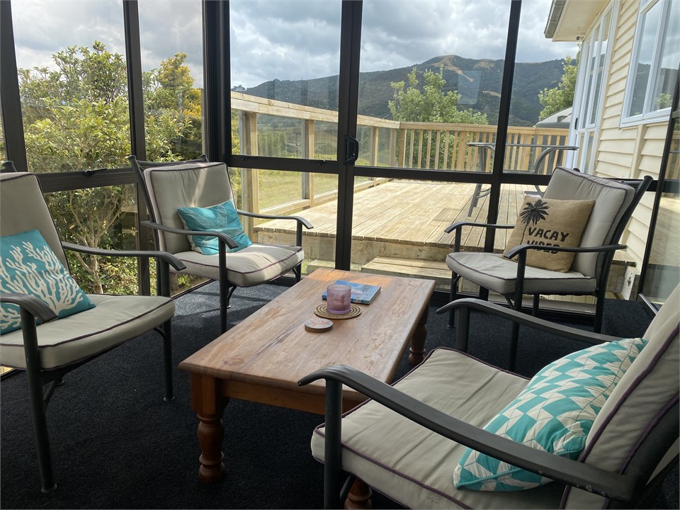 Conservatory. Sit, relax and enjoy the views.