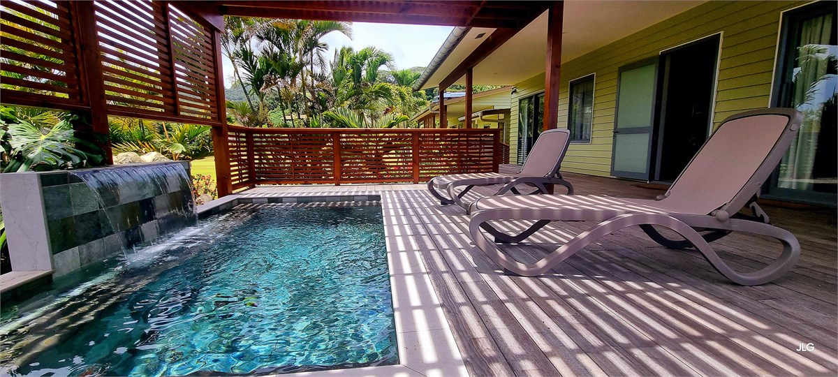 Plunge Pool & Decking Area
