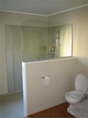 Large walk-in shower